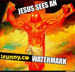 Memedroiders everytime. They spot an ifunny watermark