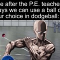 Choose your dodgeball ball
