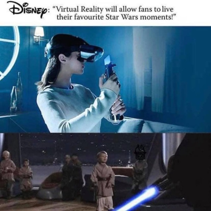 Dark Star Wars Virtual reality - meme