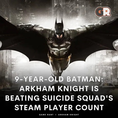 Batman Arkham Knight vs Suicide squad - meme