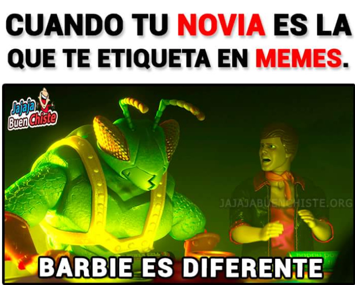 Barbie es diferente - meme