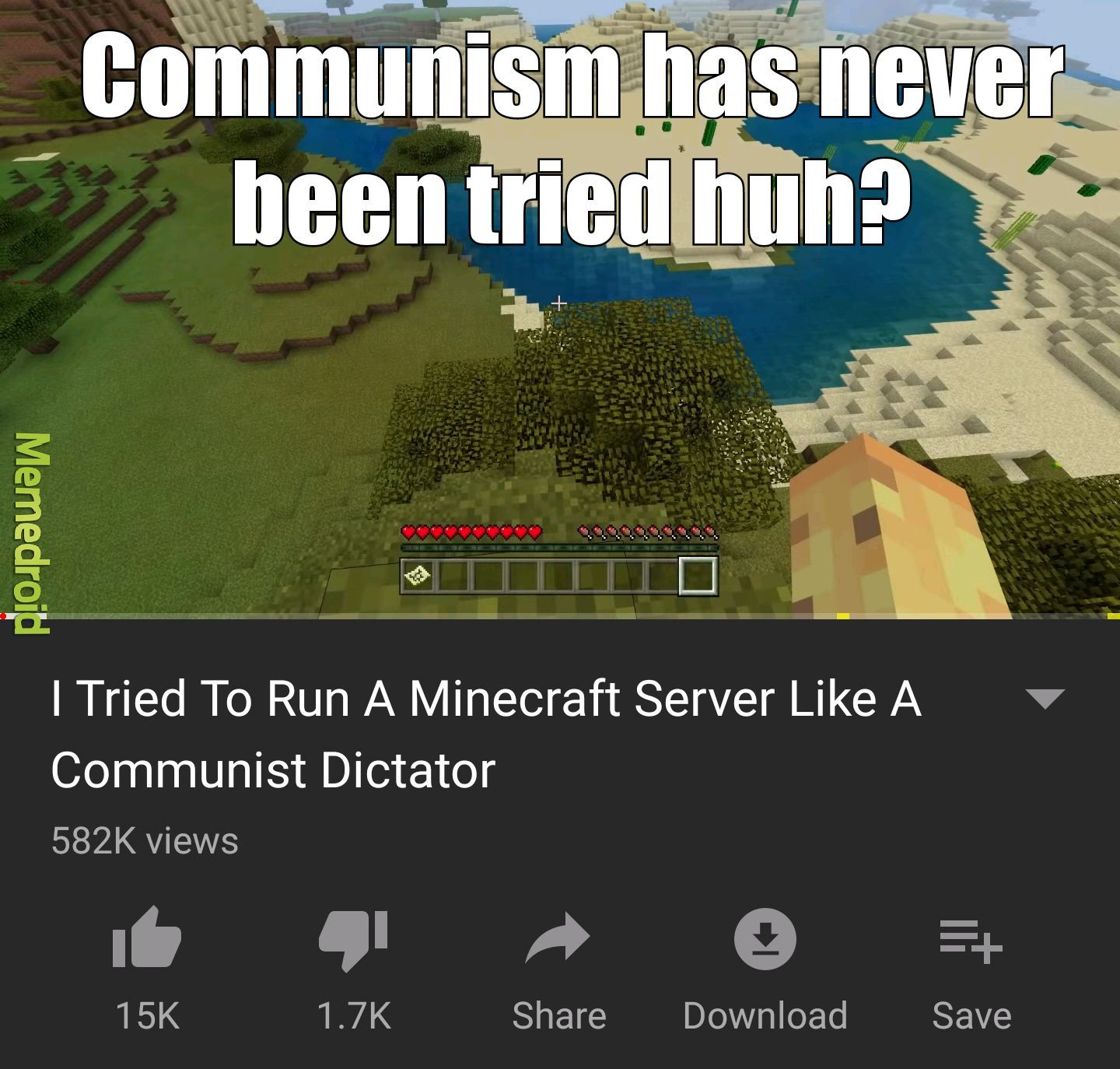 ReAl COmUnISM Has NEvEr BeEN aTTemPTEd - meme
