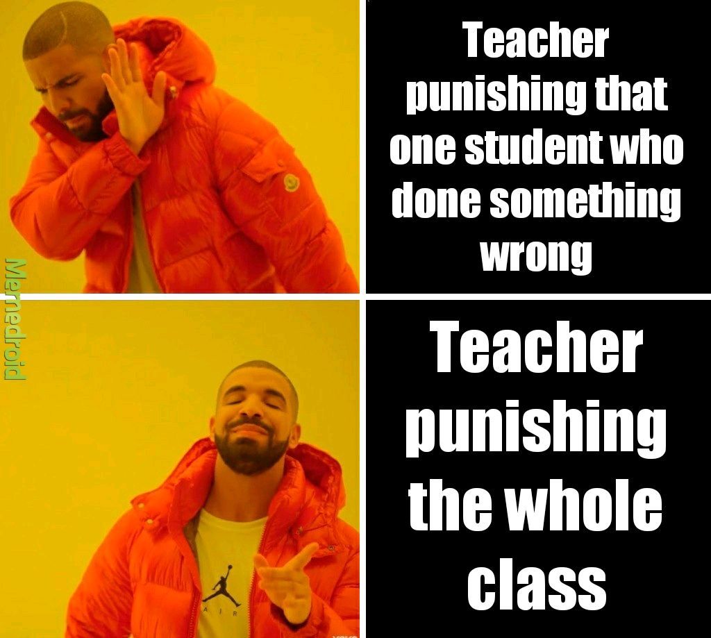 Teacher logic - meme