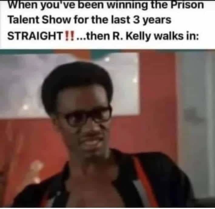 R Kelly Pee Contest - meme