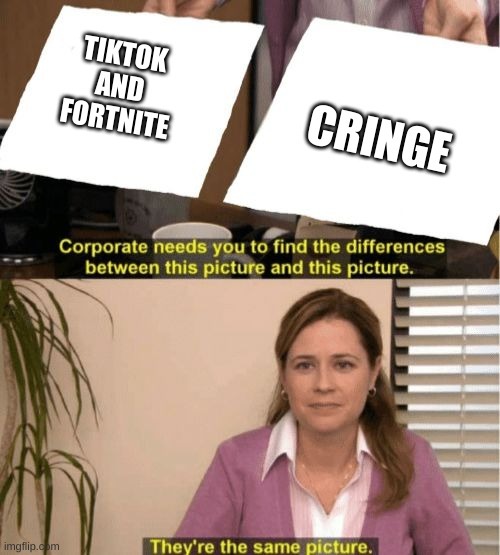 They’re the same picture - meme