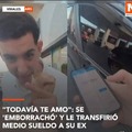 SE 'EMBORRACHÓ' Y LE TRANSFIRIÓ MEDIO SUELDO A SU EX