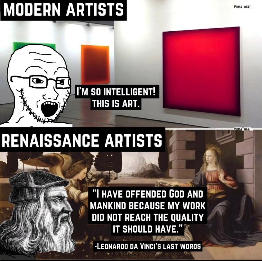 Art imitates life and life comes from God - meme