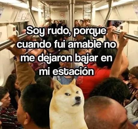 quise ser amable pero no me dejaron ni bajarme del bus - meme
