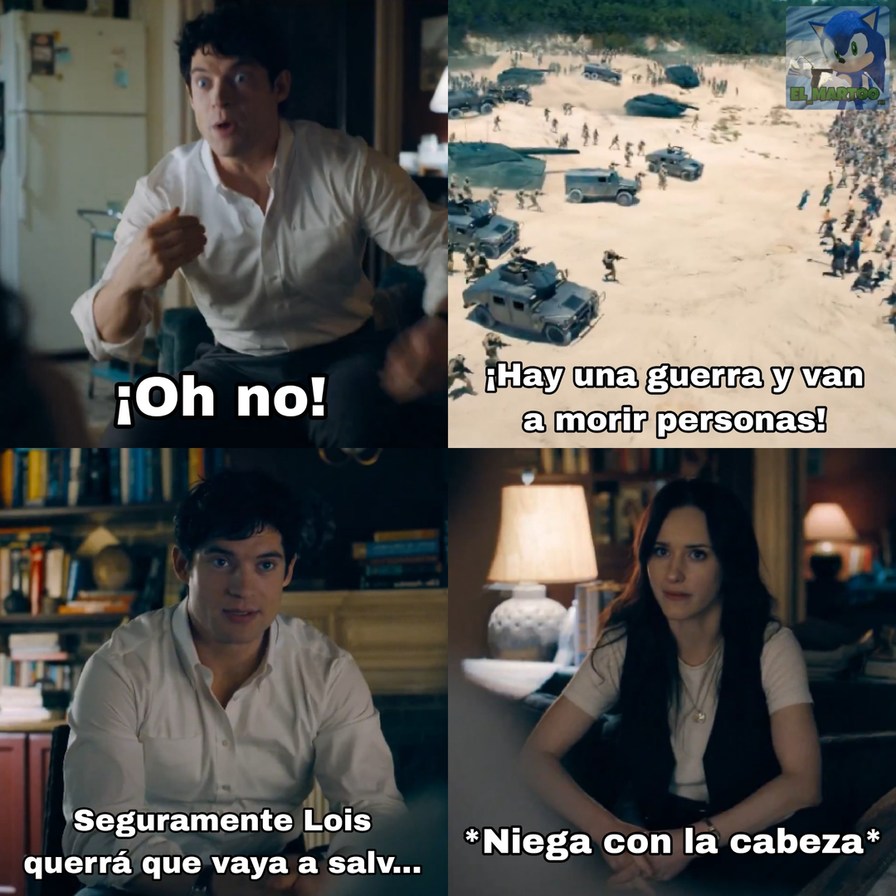 Nunca dejan a Superman ser Superman - meme