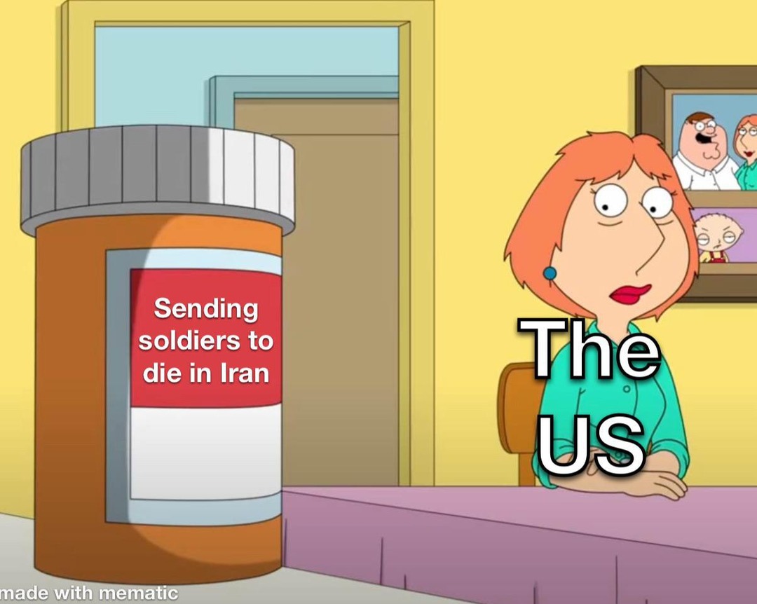 Sending troops like it's just another Monday - meme