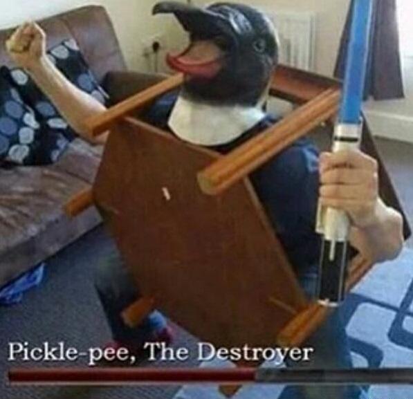 Pickle pee - meme