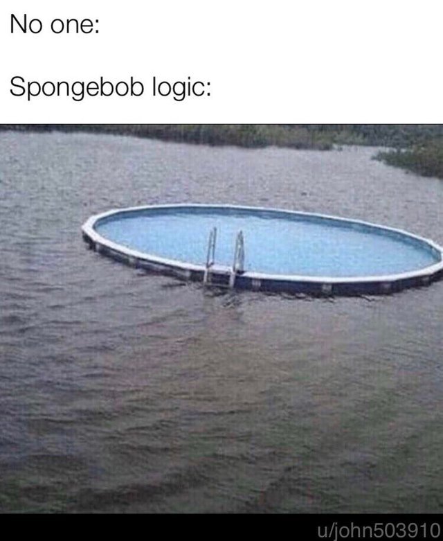 Spongebob logic - meme