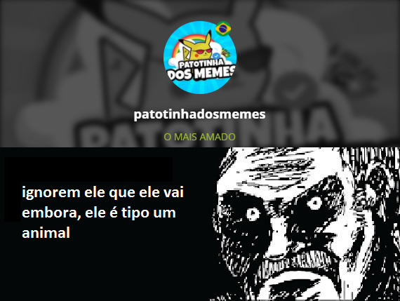 falo pra ignora e posto esse meme