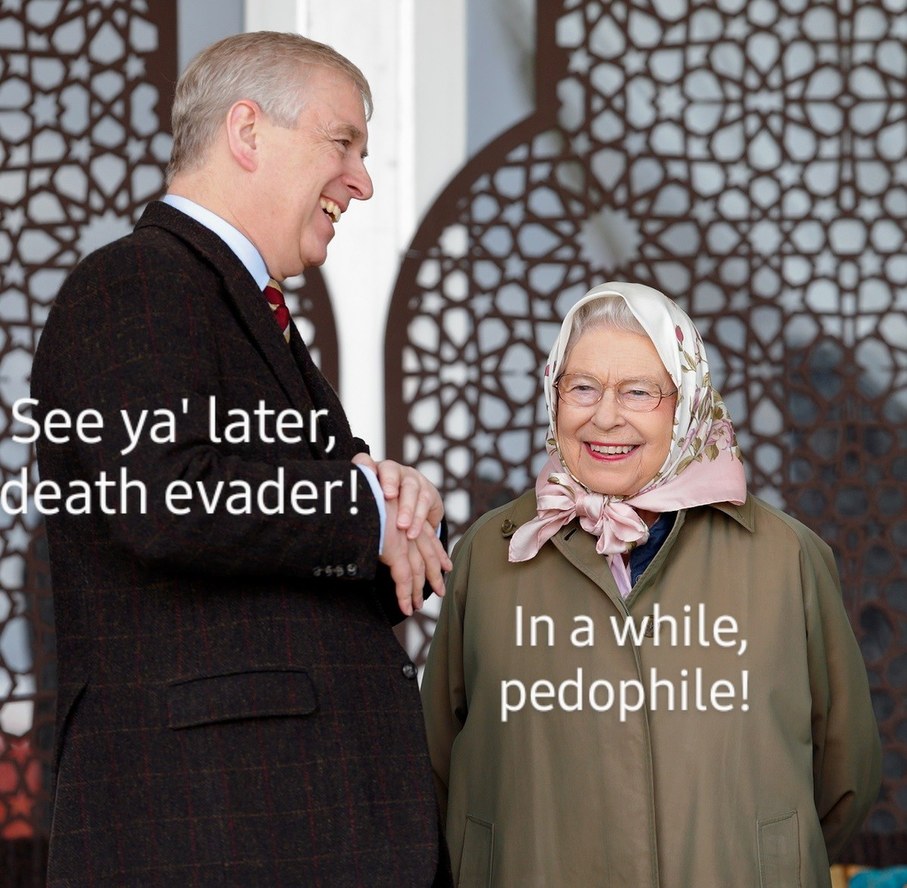 God save the Queen - meme