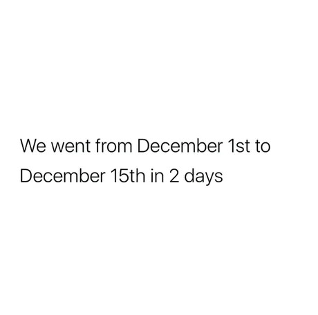 December facts meme