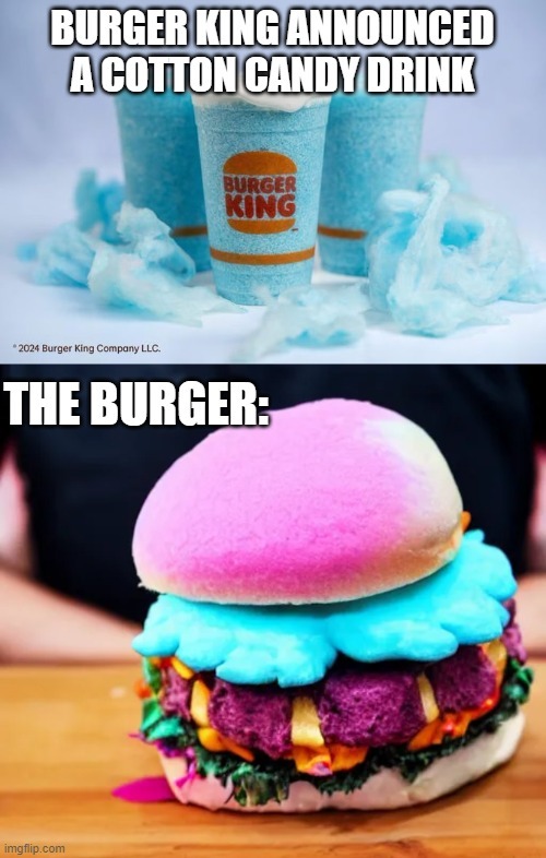 Burger King cotton candy meme