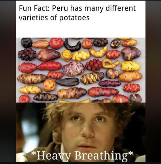 Peru varieties of potatoes - meme