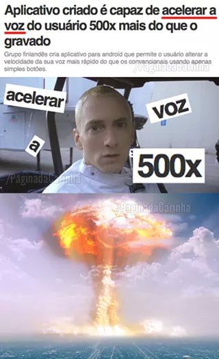 Eminem canta Faroeste Caboclo em 0,032 segundos - meme