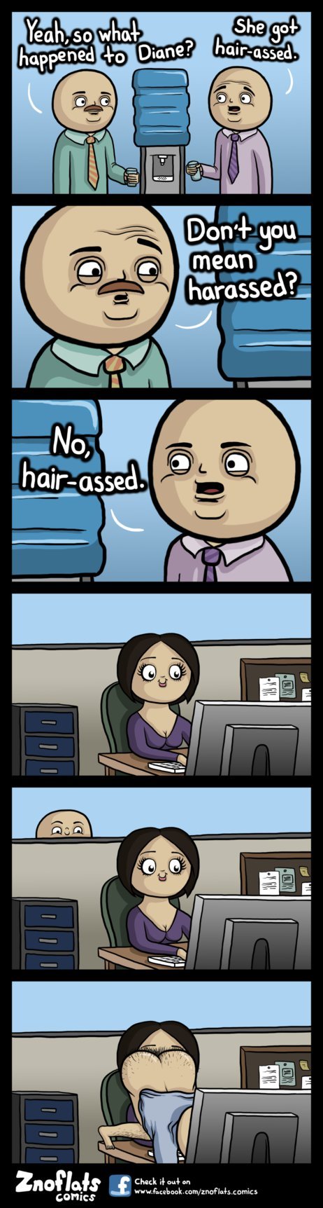 Get hair-assed. - meme