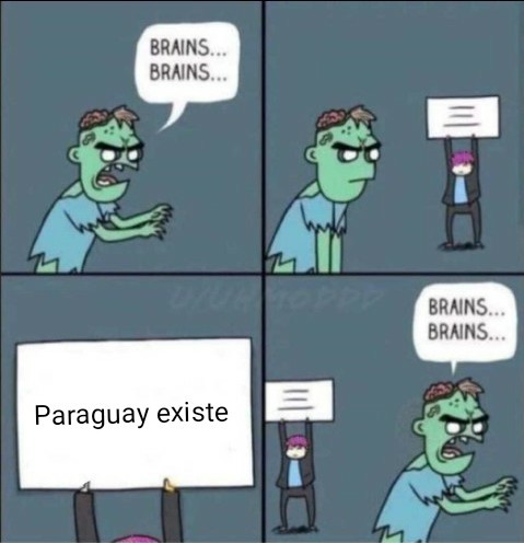 Paraguay no existe  - meme
