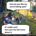Secret fishing spot