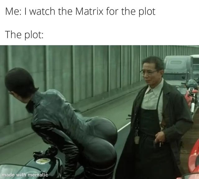 The Matrix plot - meme