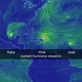 Three hurricanes currently in the Atlantic. Destination fawked!