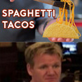 Spaghetti tacos