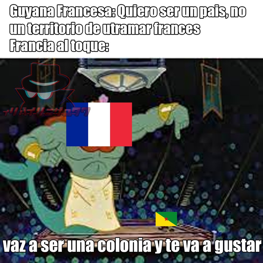 de no existir la base lunar francesa la Guyana hubiera sido independiente - meme