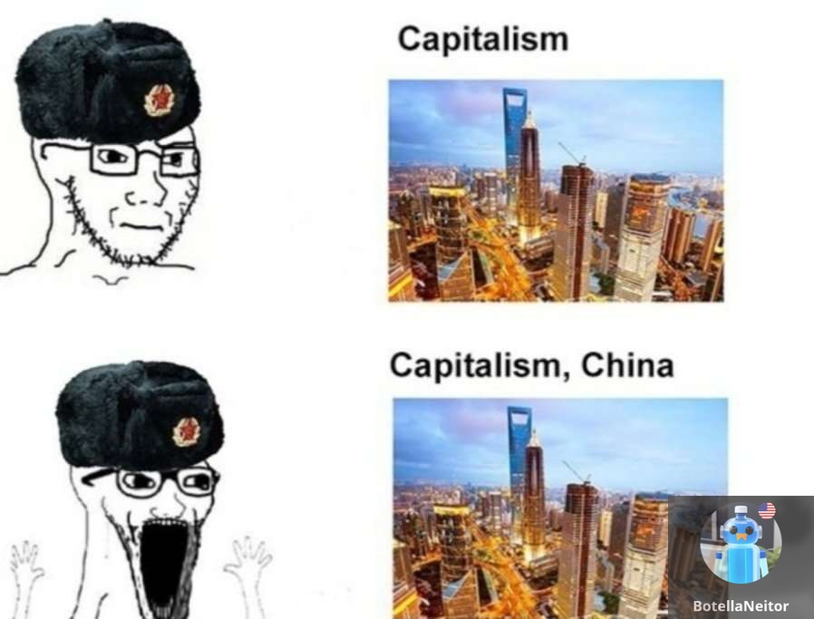 "China es mas capitalista que la mismisima Taiwan XDDDDDDDD", subido por markosaztersickboy desde el servidor eso momazos - meme