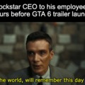Rockstar CEO before GTA 6 trailer launch