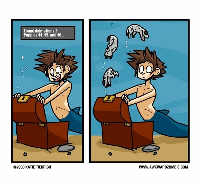 NEVER open a chest under the sea! - meme