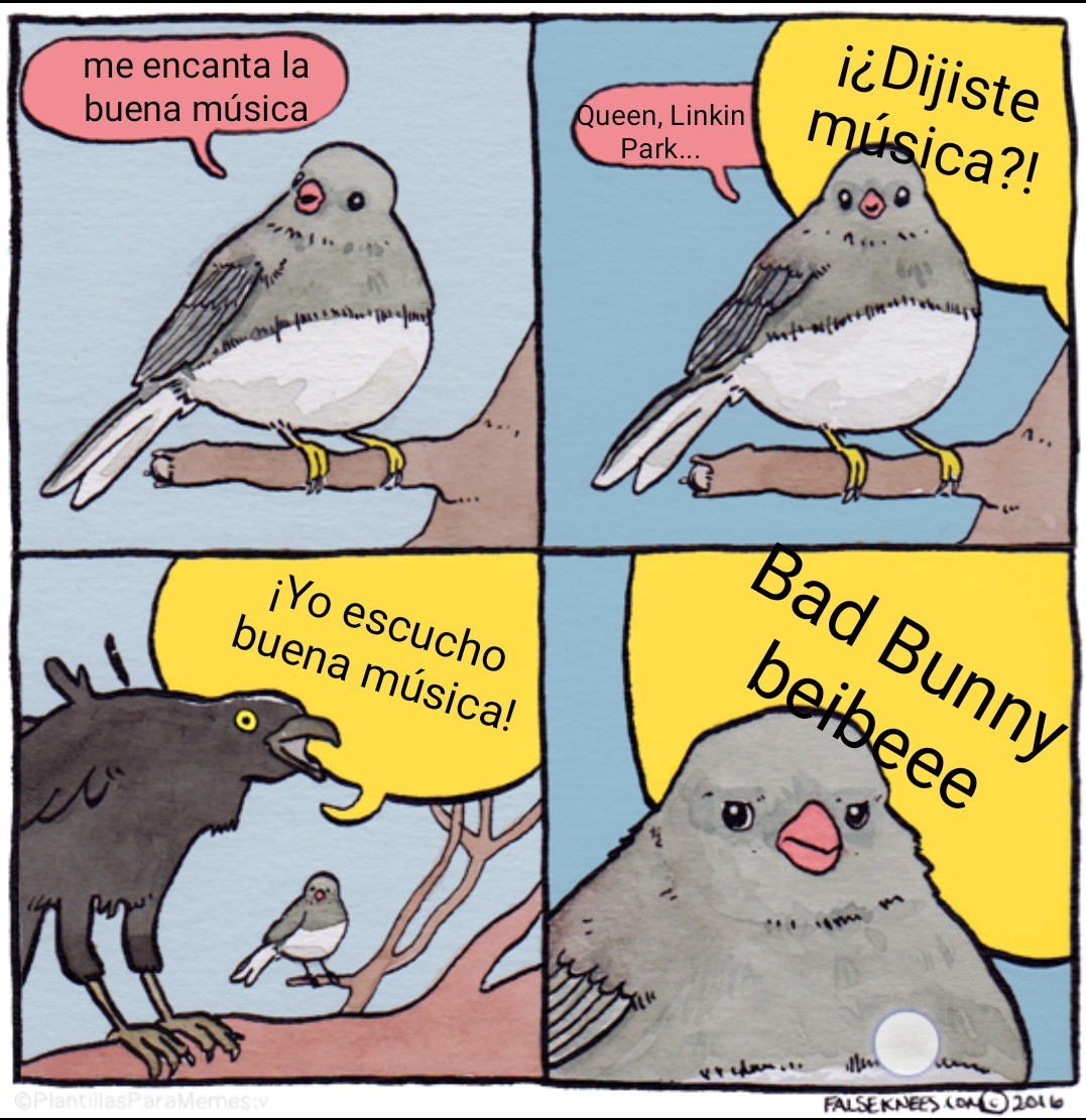 Mi titulo insulta a bad bunny - meme
