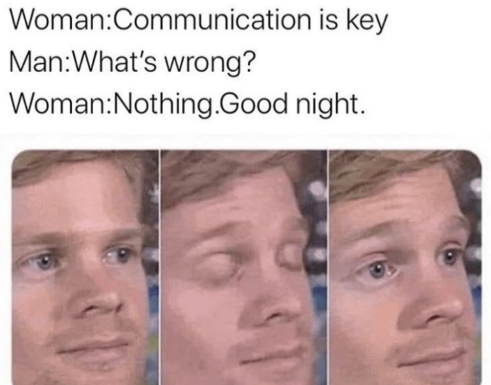 Perhaps we should guess what's wrong - meme