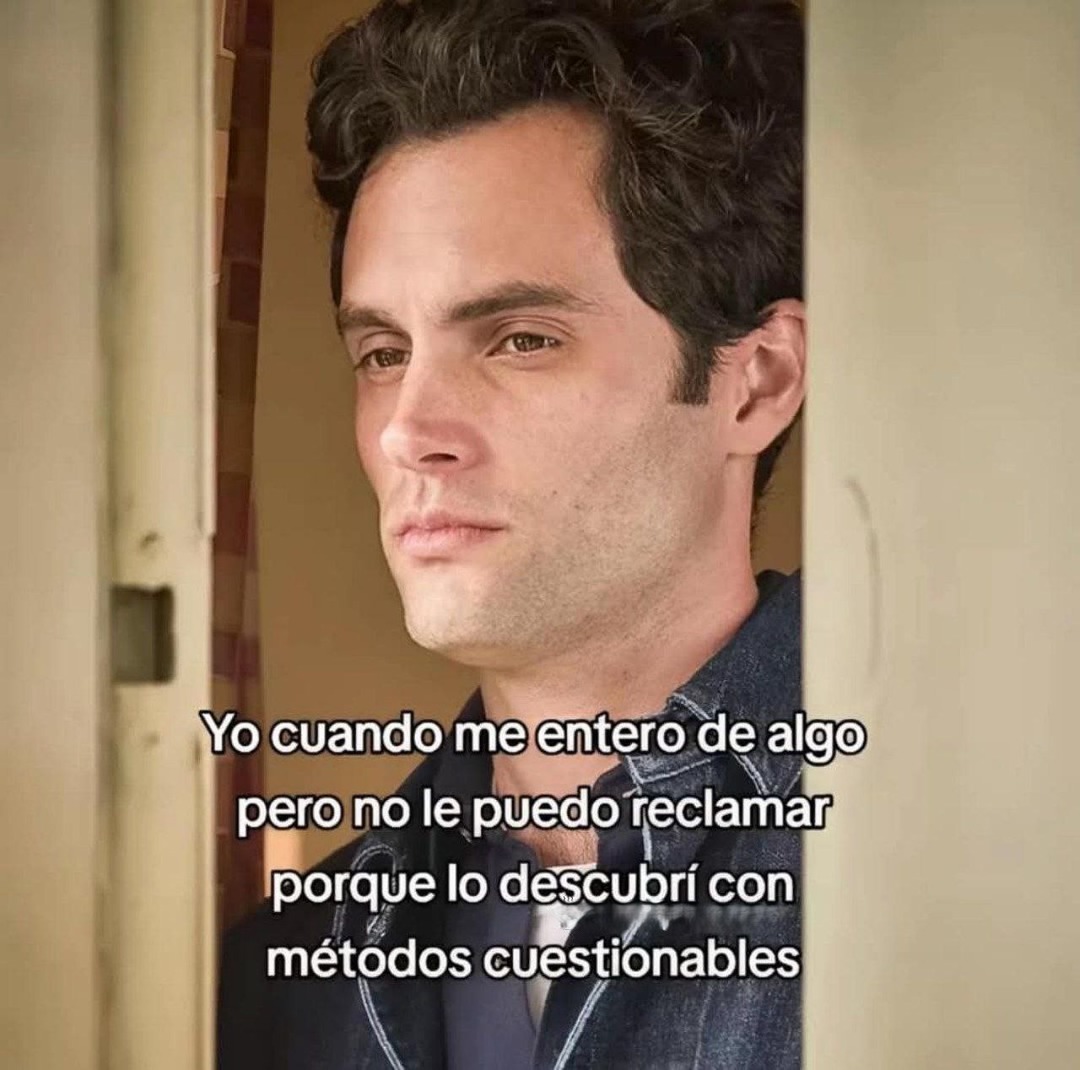 me enteré de algo pero no puedo reclamar porque investigué como villano - meme