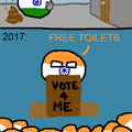 Free toilets