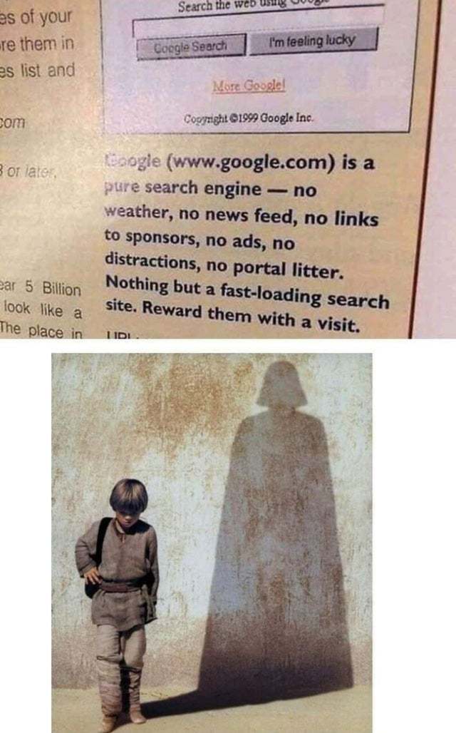 This is how Google began - meme