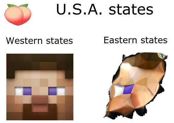 All or most of all the Western states are square or rectangles :yaomig: - meme