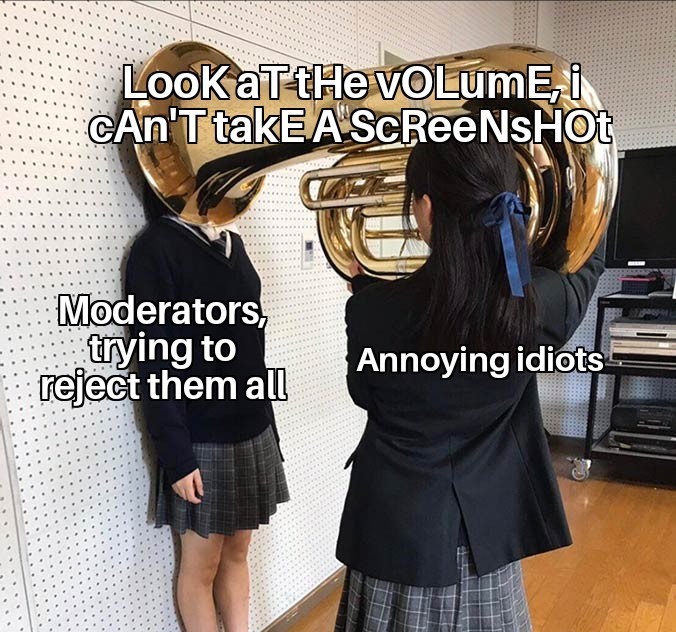 Thanks moderators - meme