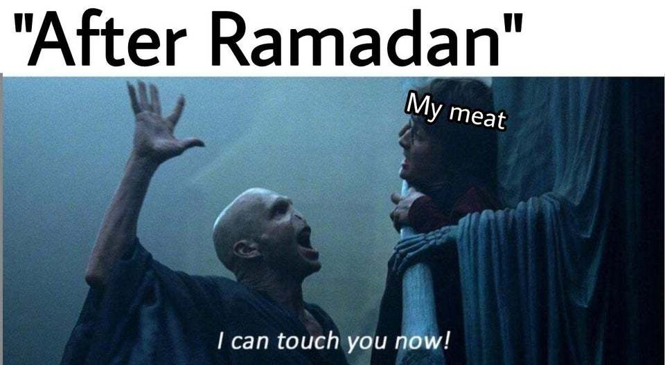 no fapping during ramadan month - meme