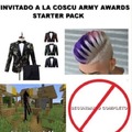 Contexto: la coscuArmy Awars es donde se premian y se homenajean a un monton de streamers argentinos (que son alta mierda obvio)