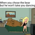 Choosing the bear?