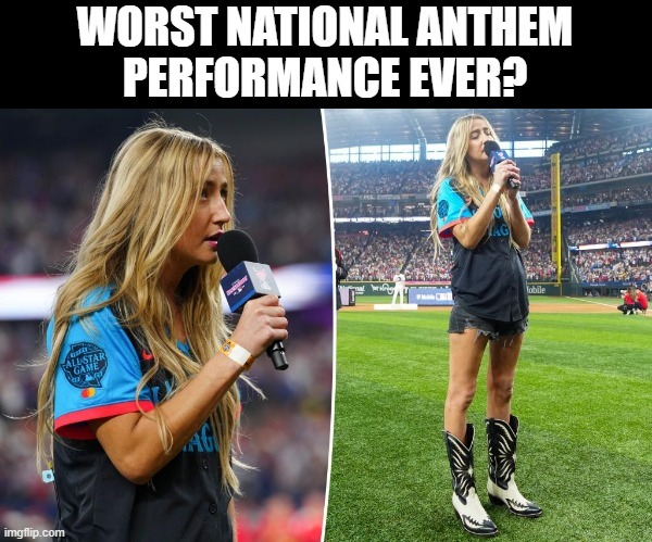Ingrid Andress national anthem meme