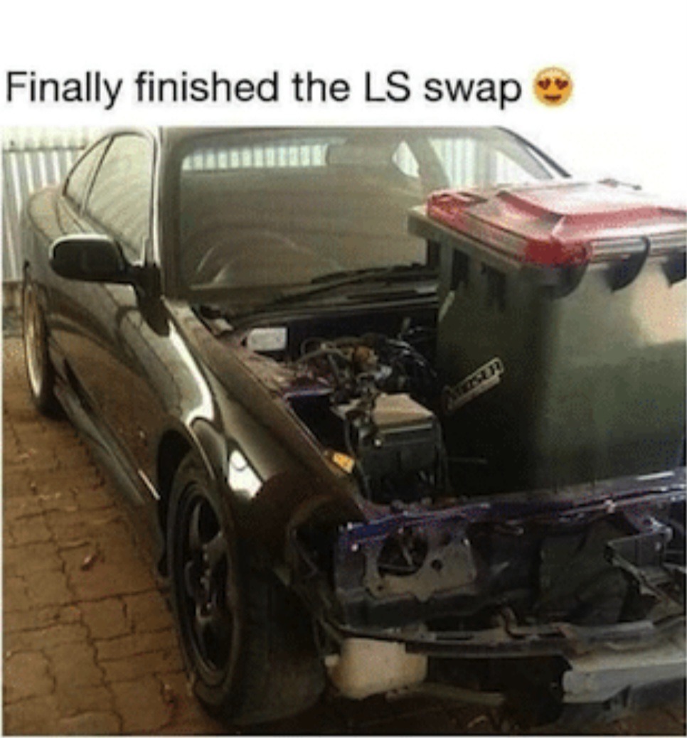 LS swap deez nutz - meme