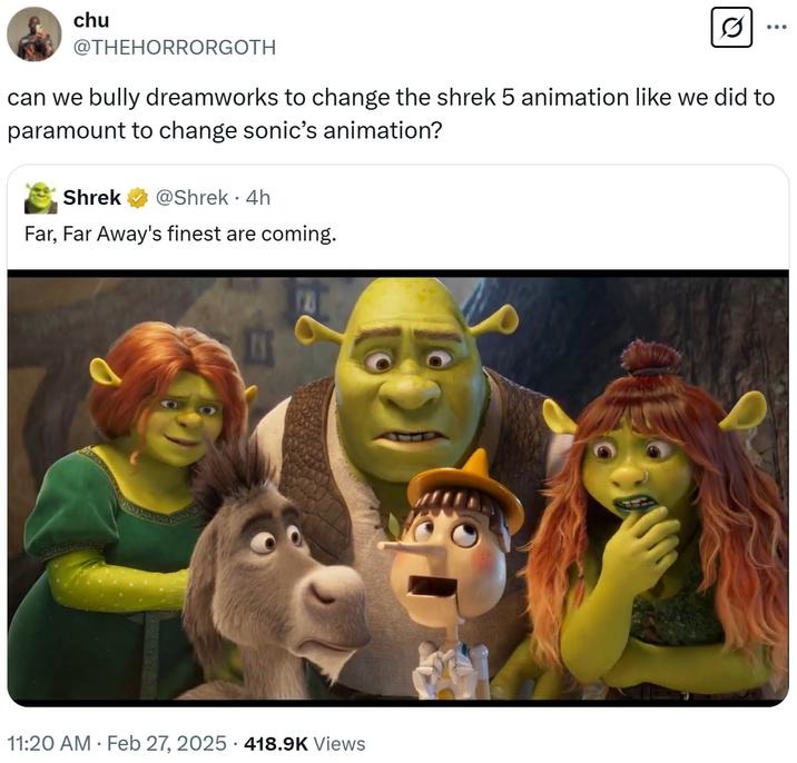 Let's make Shrek great again please - meme