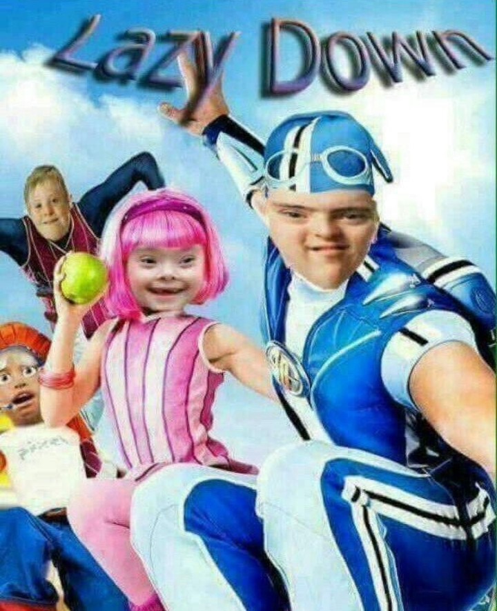 Si Lazy Town fuera buena serie: - meme