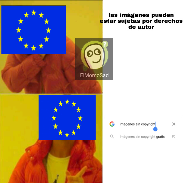 UE vs Copyright - meme