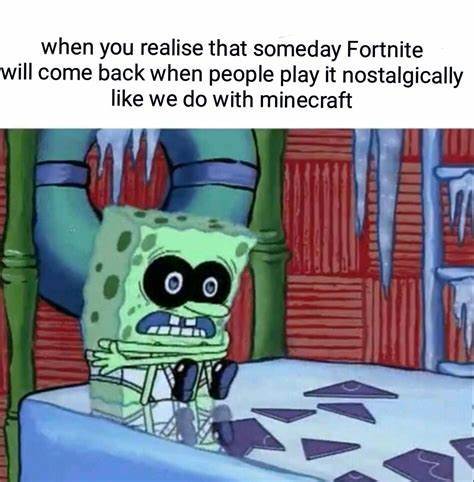 Fortnite bad Minecraft good - meme