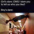 Me and the boys doing truth of dare