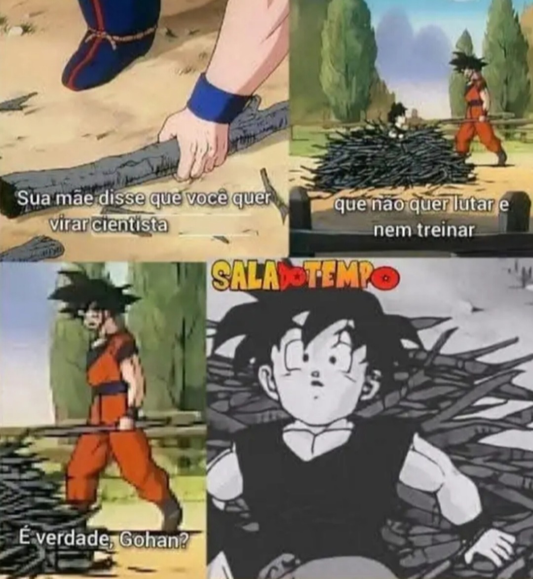 Ferrou pro Gohan - meme